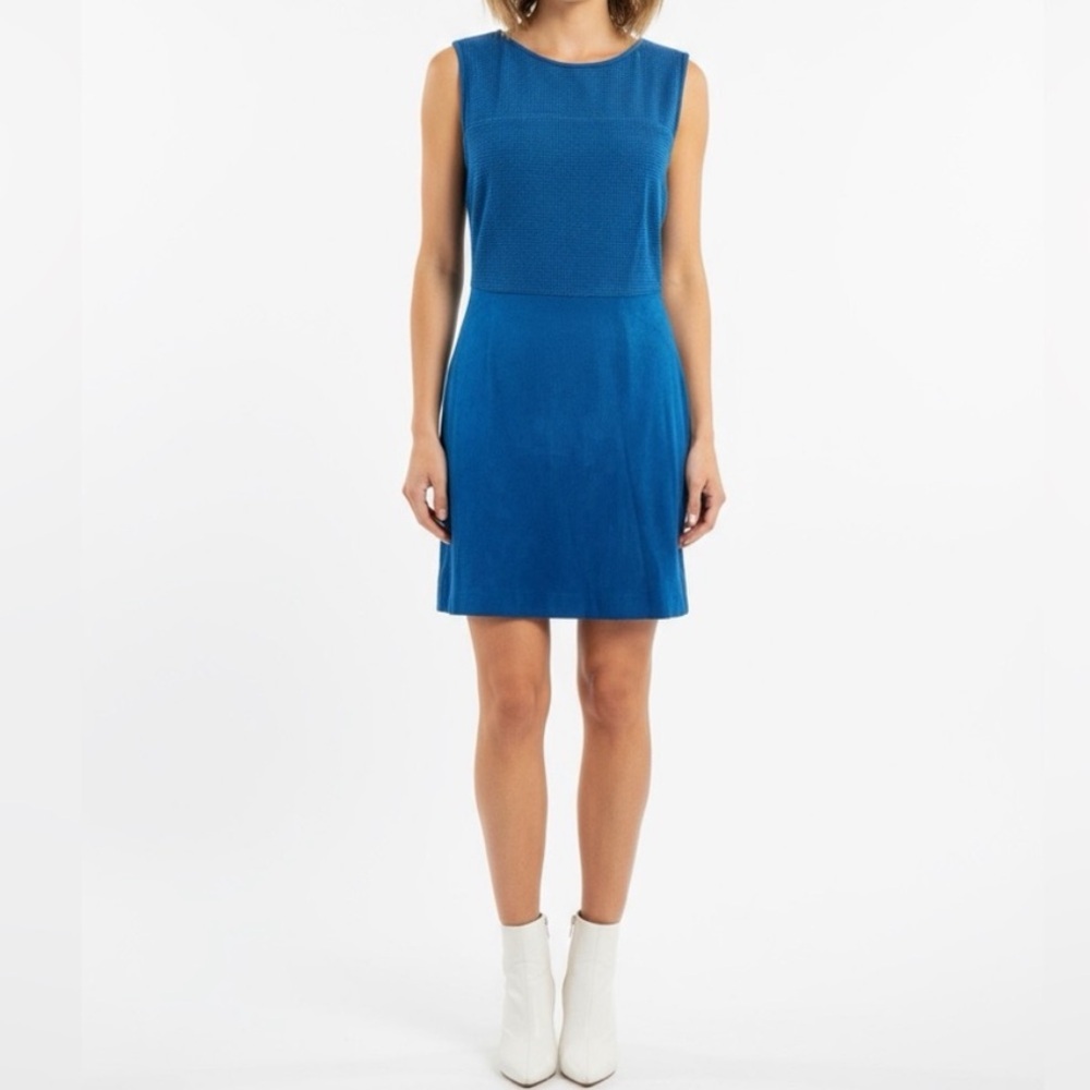 Greylin Anthropologie Faux Suede Look Sleeveless Dress Sz. S - Picture 12 of 12